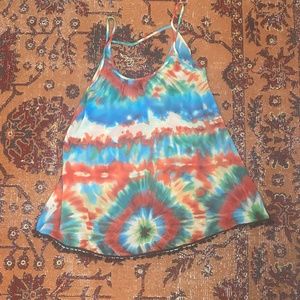 Gypsy Warrior Sheer Tie Dye dress or Cover Up
